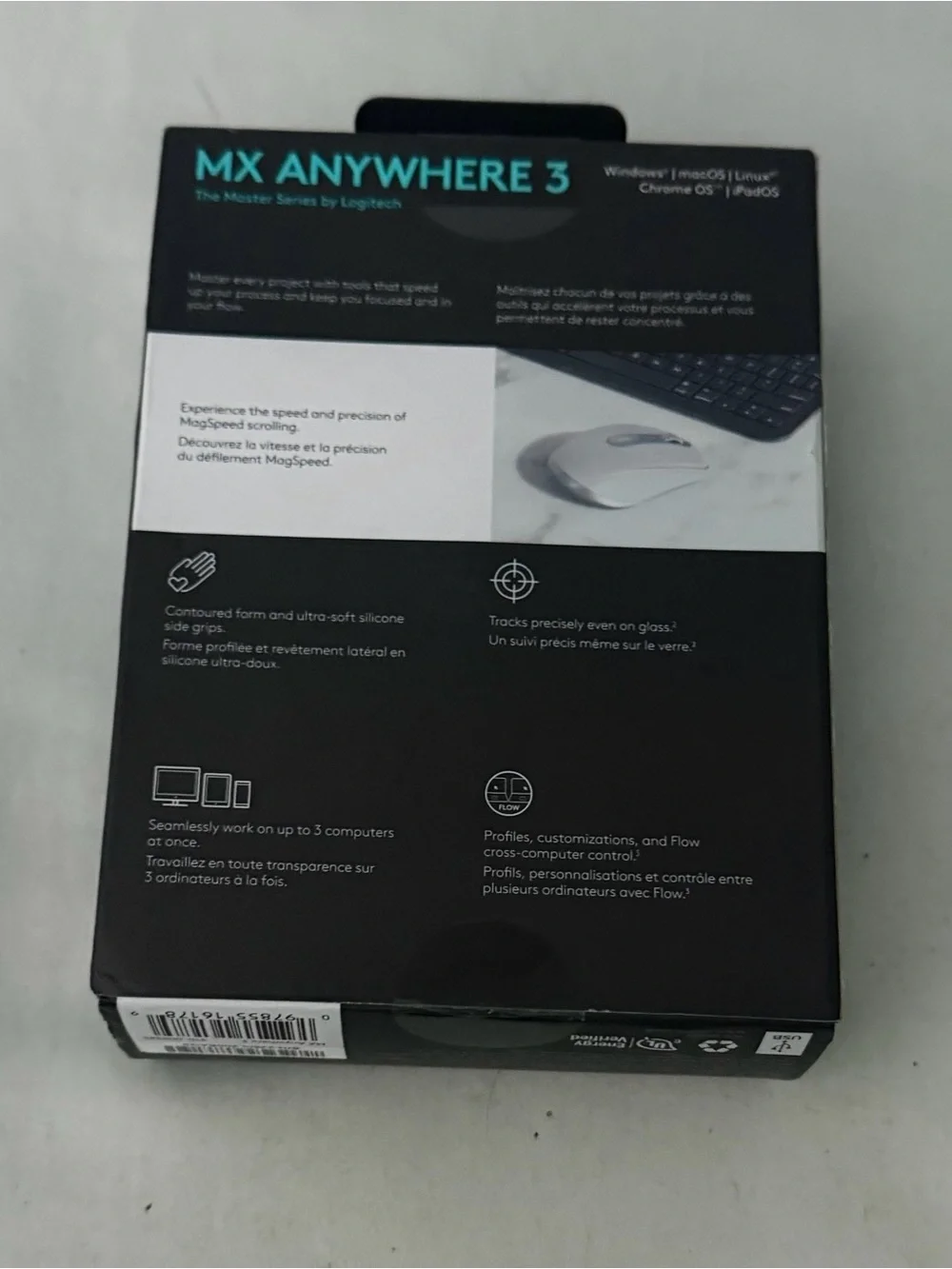 Logitech MX Anywhere 3 for Business - White Wireless Mouse